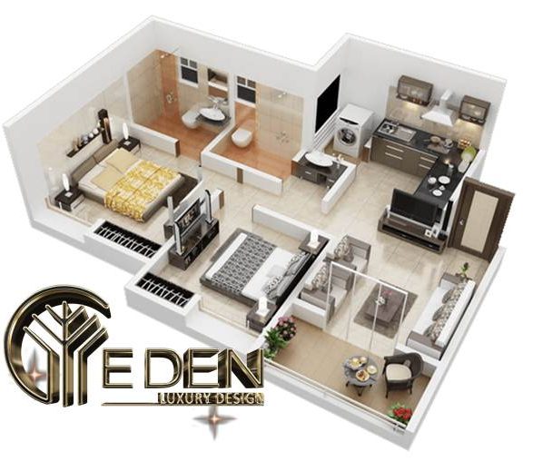 Thiết kế nhà ống 60m2 trẻ trung, hiện đại