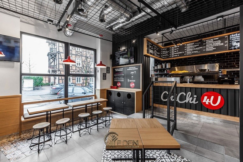 Mẫu 5: Thiết kế quán cafe Container mang hơi thở hiện đại, lạ mắt
