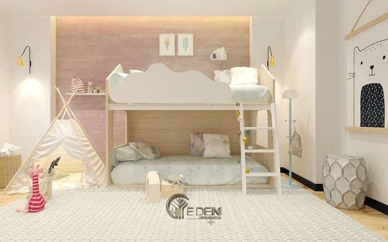 Trang trí phòng ngủ giúp bé có không gian vui chơi, thỏa sức sáng tạo