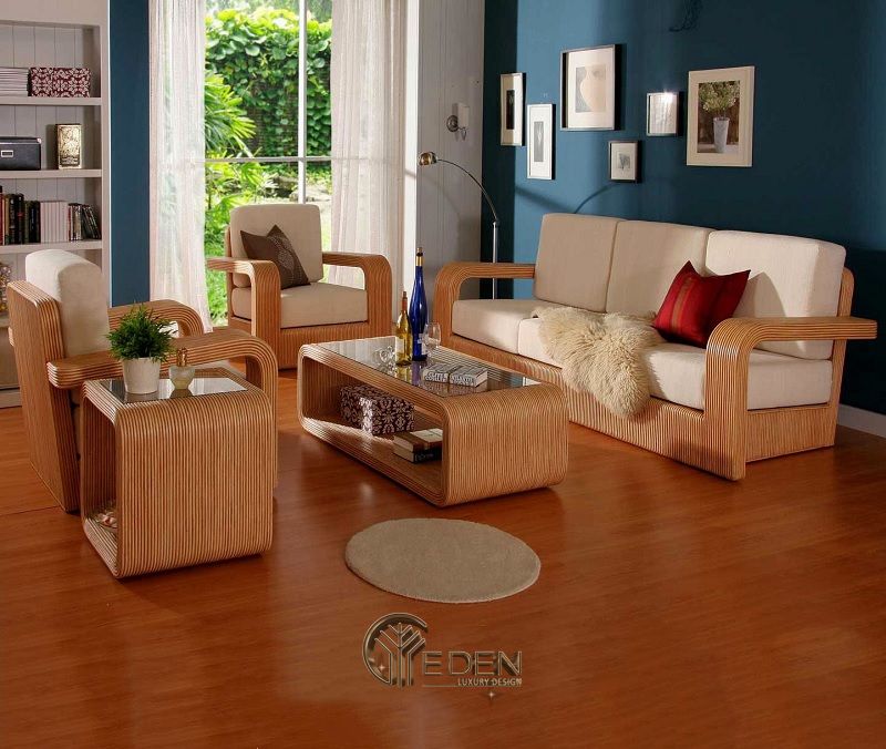 Mẫu bàn ghế “kinh điển” khi thiết kế nội thất phòng Khách – Mẫu 1