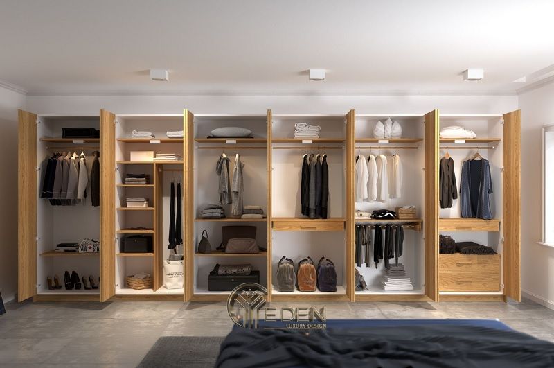 Mẫu tủ gỗ ép phù hợp với phong cách tối giản, tiếp kiệm không gian sống– Mẫu 4