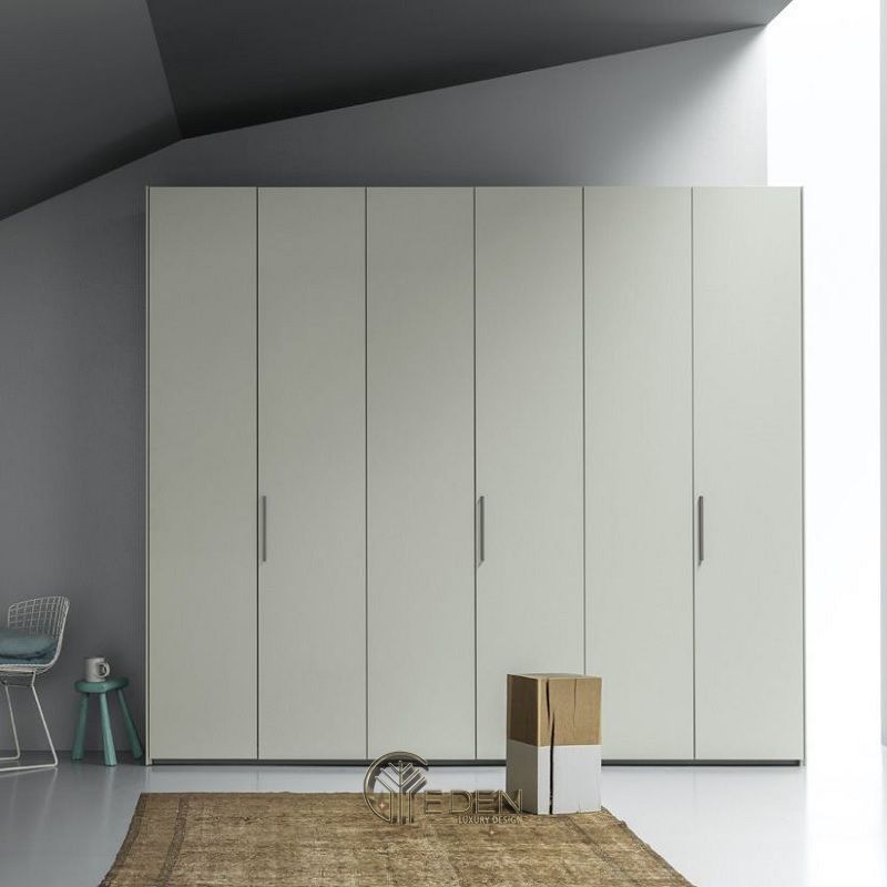 Mẫu tủ gỗ ép phù hợp với phong cách tối giản, tiếp kiệm không gian sống– Mẫu 3