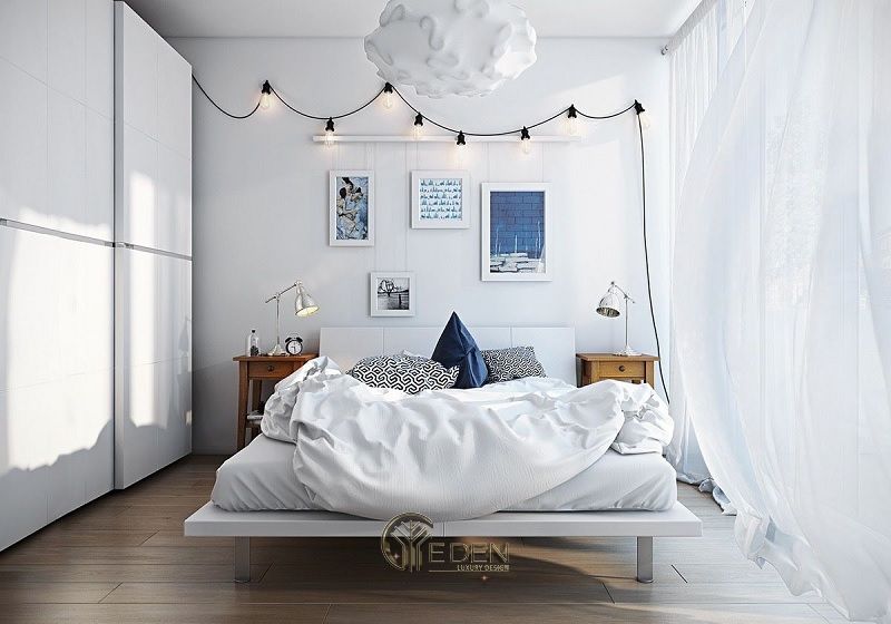 Mẫu thiết kế nội thất phòng ngủ cùng các đồ nội thất gỗ ép – Mẫu 5