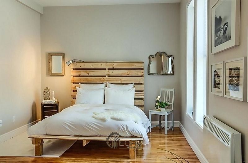 Thiết kế không gian phòng ngủ nhỏ đơn giản, phong cách Tối giản  - Mẫu 3