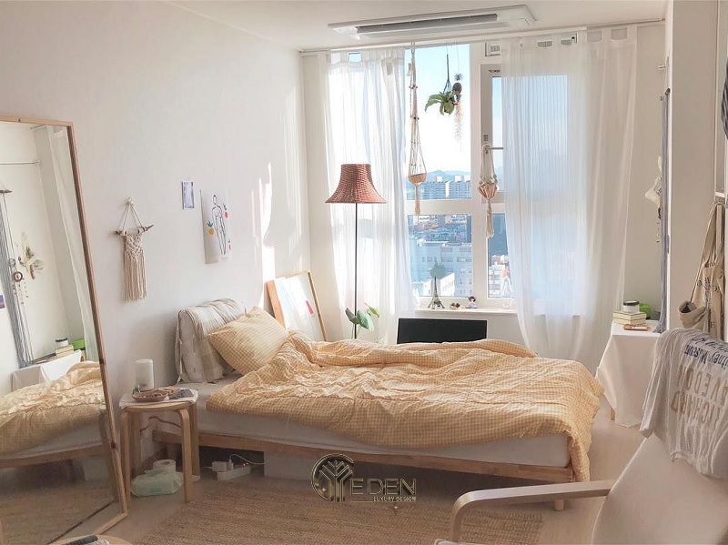 Thiết kế phòng ngủ kiểu Hàn Quốc - Mẫu 1