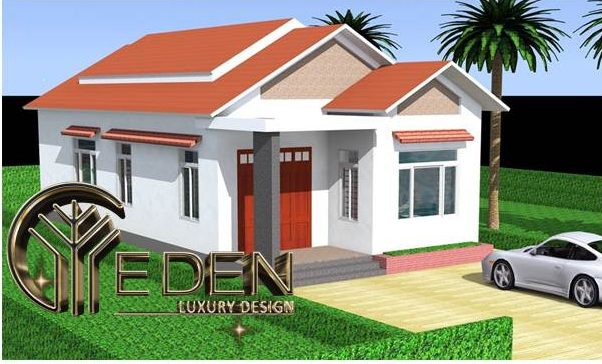 Mẫu thiết kế nhà ống 1 tầng 5x20