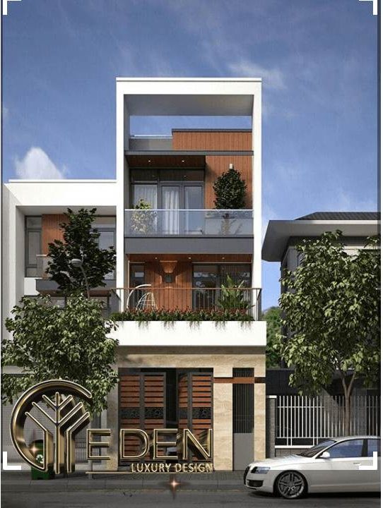 Mẫu thiết kế nhà ống 3 tầng 5x20 hiện đại
