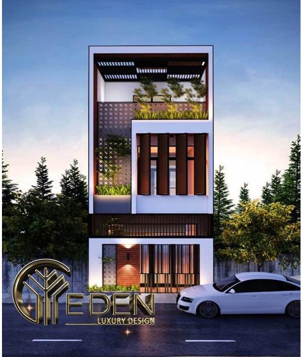 Mẫu thiết kế nhà ống 3 tầng đẹp mê ly
