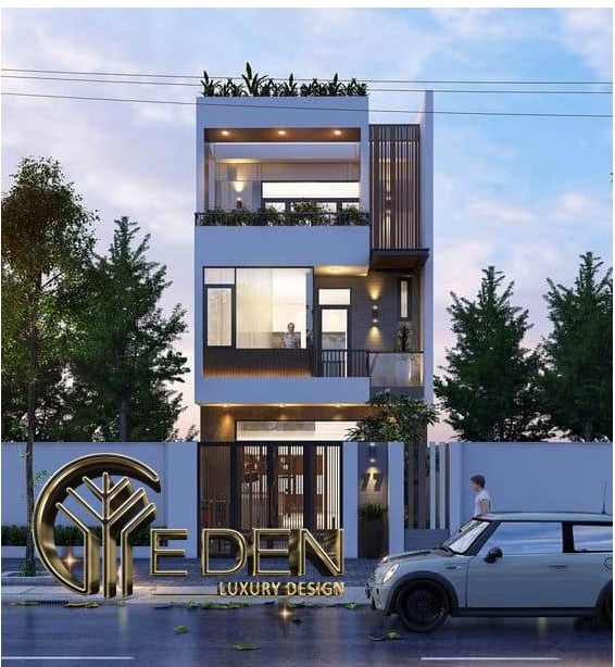 Mẫu thiết kế nhà ống 3 tầng độc đáo, mới lạ