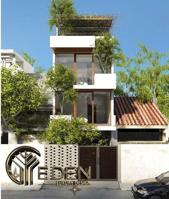Mẫu thiết kế nhà ống hướng Tây đón ánh sáng tốt