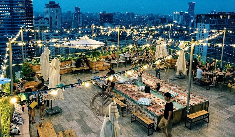 Thiết kế quán cafe sân thượng mang phong cách Vintage thu hút giới “tín đồ sống ảo”