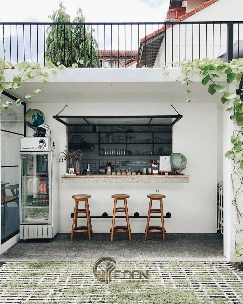 Thiết kế quán cafe take away nhỏ - xinh