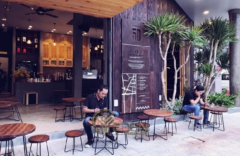 Thiết kế quán cafe vỉa hè cổ điển