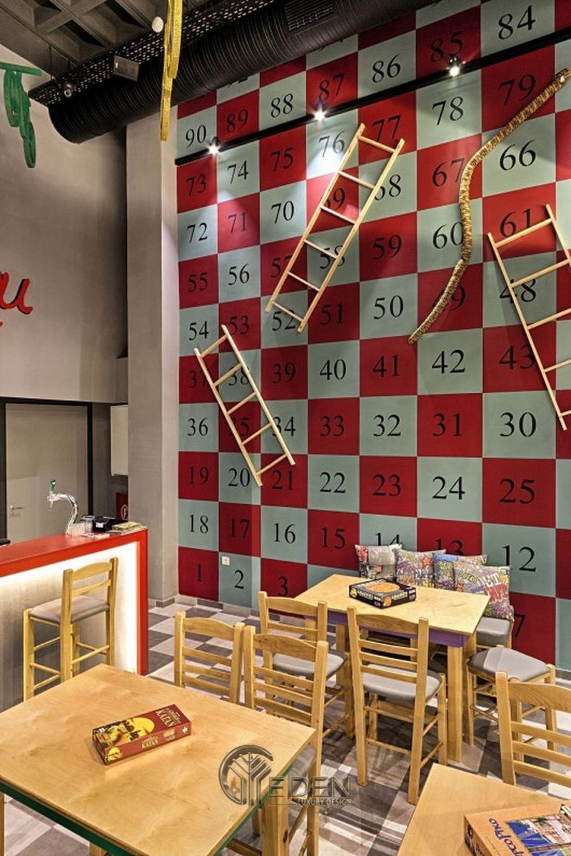 Thiết kế quán cafe game board “hot” nâng cao tinh thần đồng đội