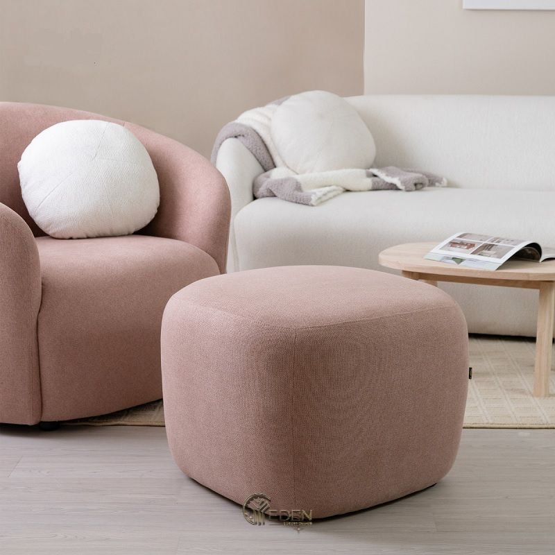 Mẫu ghế sofa nhỏ xinh với gam màu pastel cho phong cách tối giản