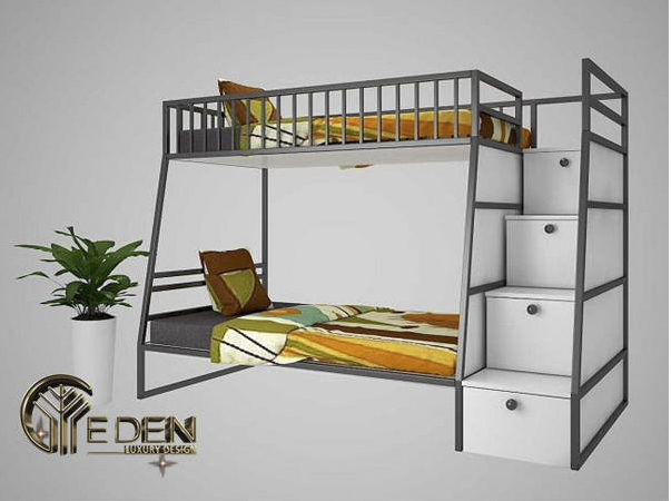 Kiểu giường tầng giúp tiết kiệm không gian