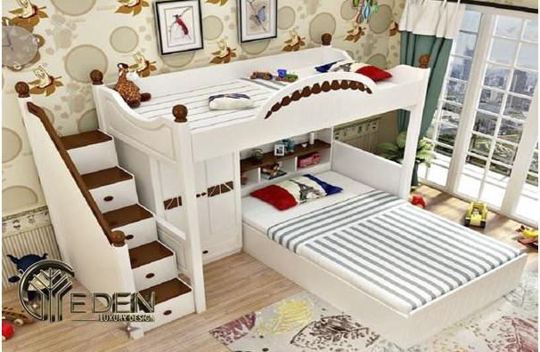 Giường tầng nhựa đa dạng theo màu sắc cũng như thiết kế