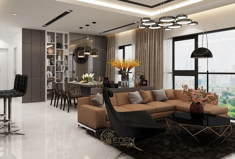 Mẫu thiết kế, thi công nội thất chung cư cao cấp – Mẫu 6