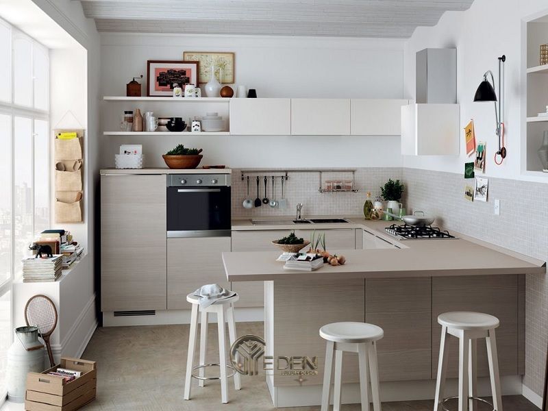 Mẫu thiết kế thi công nội thất phòng bếp chuyên nghiệp – Mẫu 2