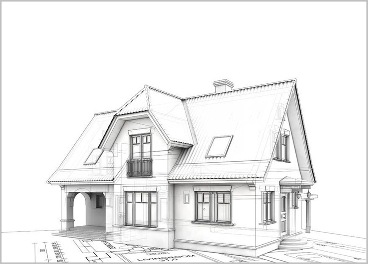 Bản vẽ nhà được phát triển dựa trên yêu cầu của khách hàng
