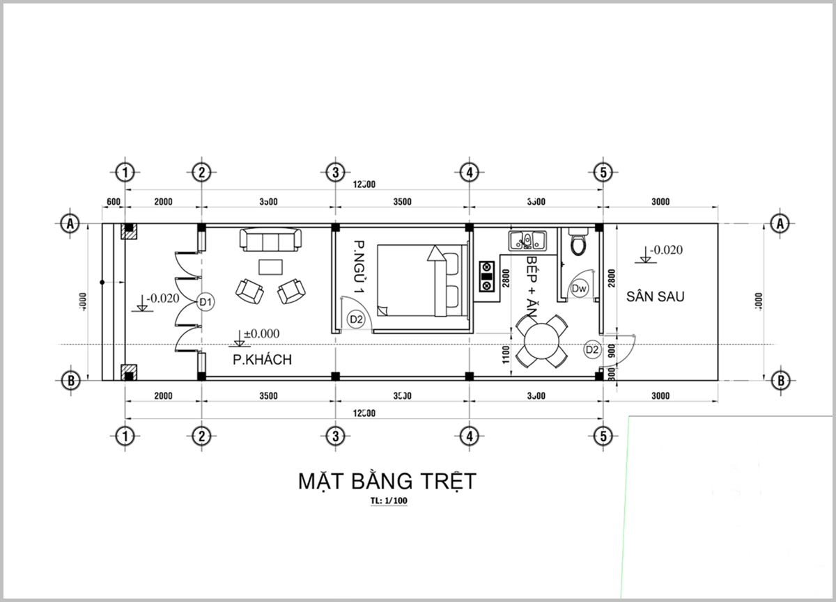 Thông qua bản thiết kế nhà, chủ đầu tư có thể có dự toán chi phí chuẩn xác