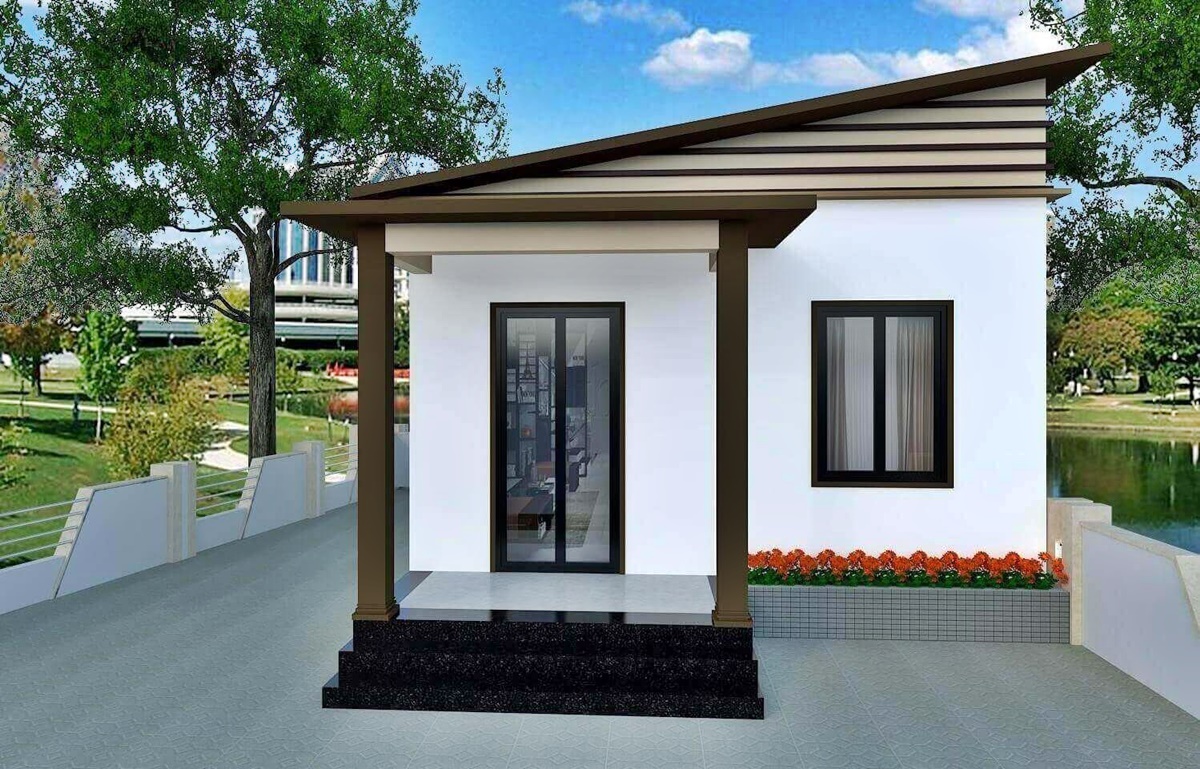 Ở những thiết kế nhà cấp 4 diện tích nhỏ, mỗi khoảng không gian đều vô cùng quý giá