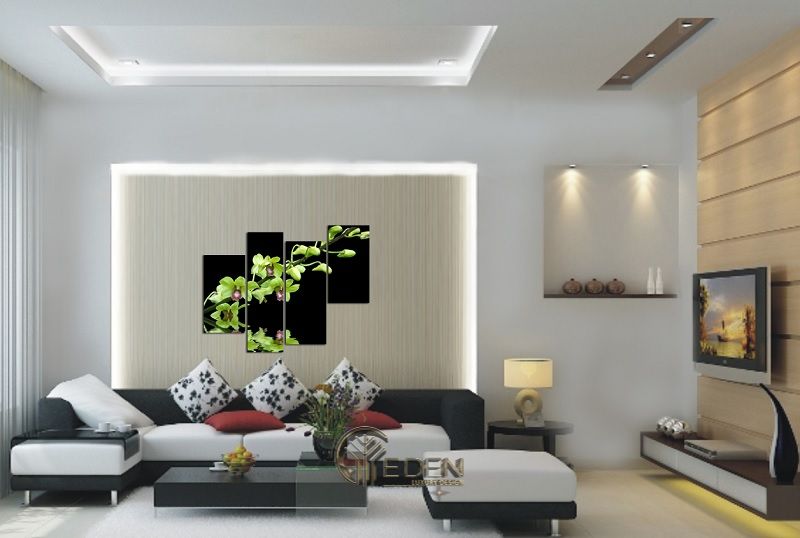 Thiết kế nội thất phòng khách nhà cấp 4