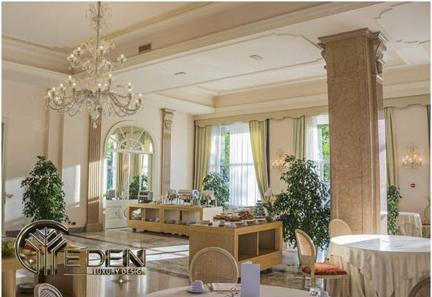 Phòng ăn cho khách sạn mini hiện đại, sang trọng