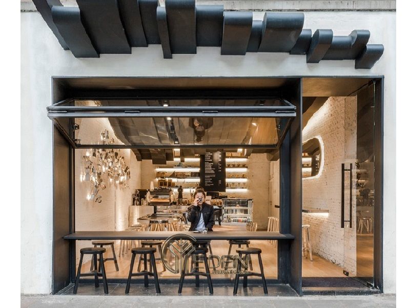 30+ Mẫu thiết kế quán cafe đẹp ngang 4m đẹp cuốn hút 2024