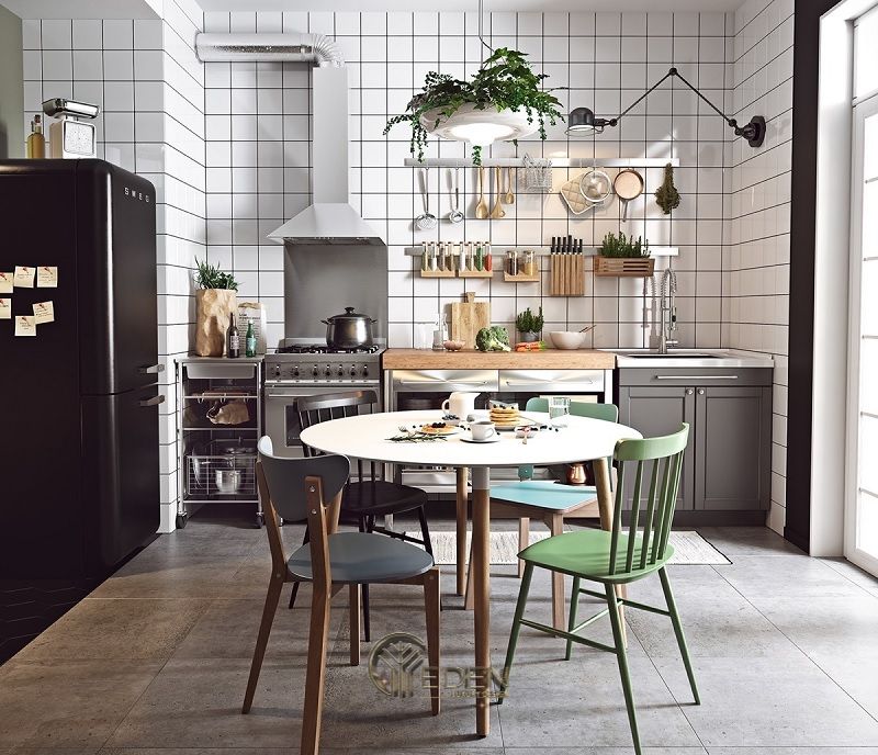 Mẫu bàn ăn đơn giản cho phong cách scandinavia khác biệt