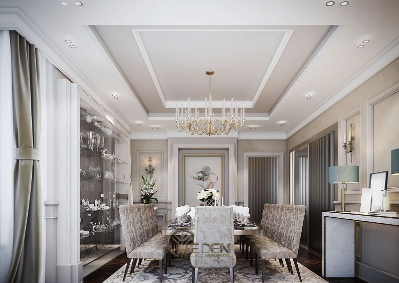 Pha lẫn sự cổ điển và hiện đại. Phong cách tân cổ điển mang lại màu sắc mới lạ, khác biệt