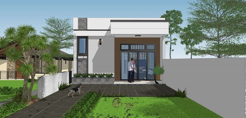 Mẫu nhà vuông mang lại phong thủy thuận lợi