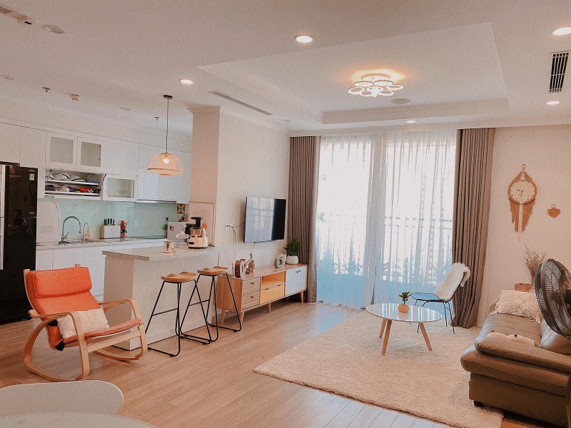 Những mẫu trang trí phòng khách chung cư nhỏ 7