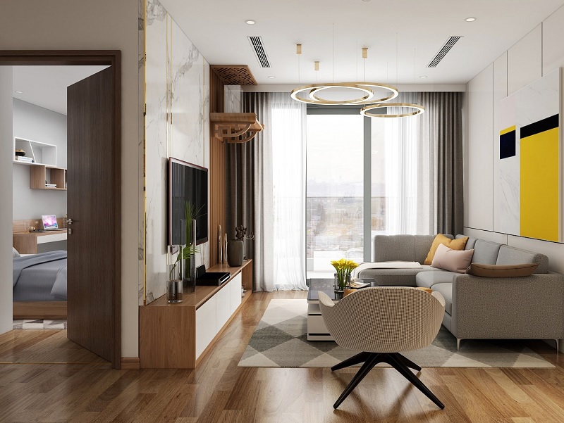 Những mẫu trang trí phòng khách chung cư nhỏ 1