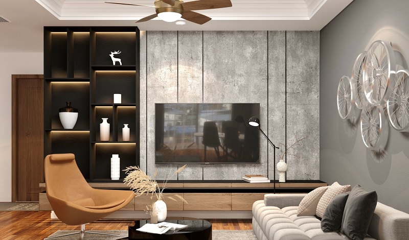 Những mẫu trang trí phòng khách chung cư cao cấp 8