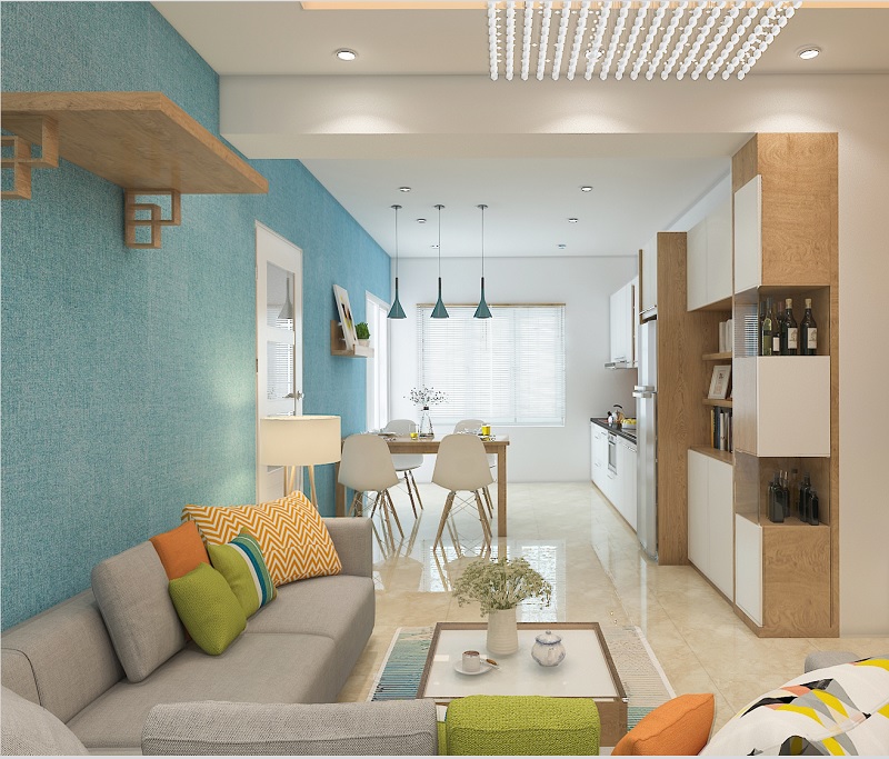Những mẫu trang trí phòng khách chung cư nhỏ 6