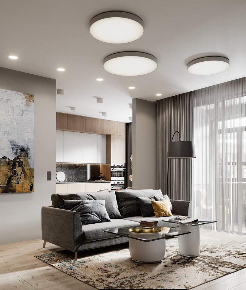 Những mẫu trang trí phòng khách chung cư cao cấp 7