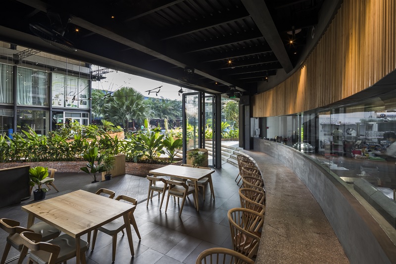 Thiết kế nội thất nhà hàng theo phong cách Xanh 5