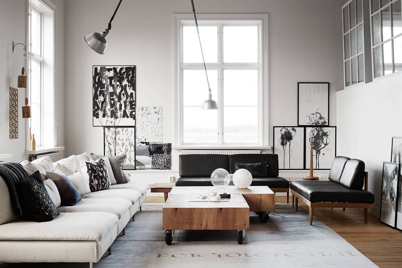 Phong cách Scandi hiện lên với vẻ đẹp trẻ trung và nhẹ nhàng.