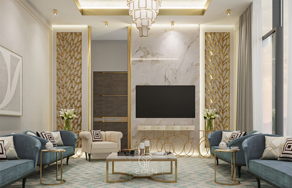 Phong cách thiết kế nội thất Luxury mang hơi thở của sự quý tộc