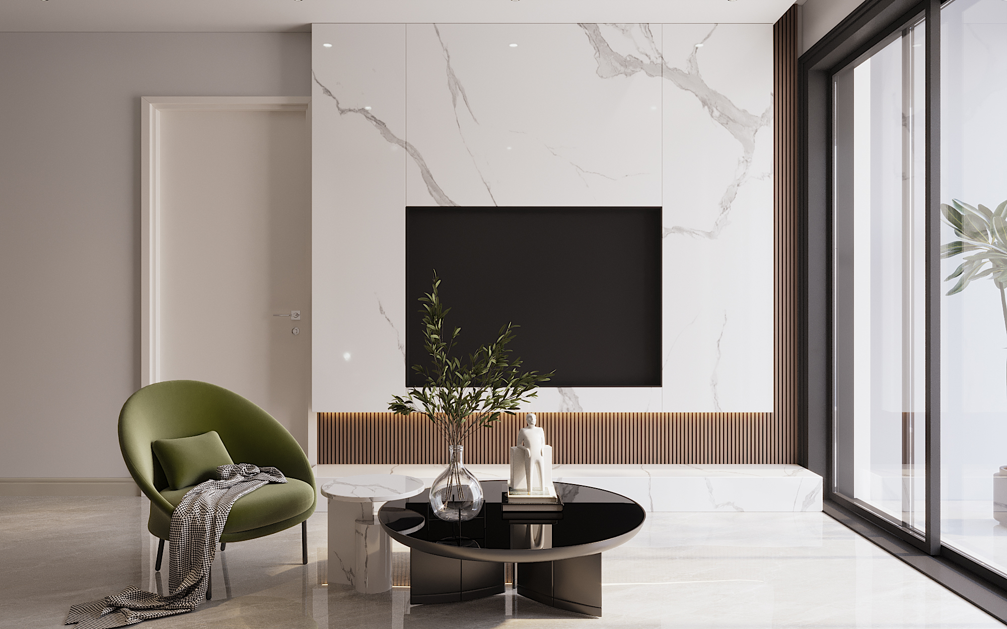 Xu hướng thiết kế hiện đại tối giản đồ nội thất không cần thiết giúp tối ưu không gian sử dụng.