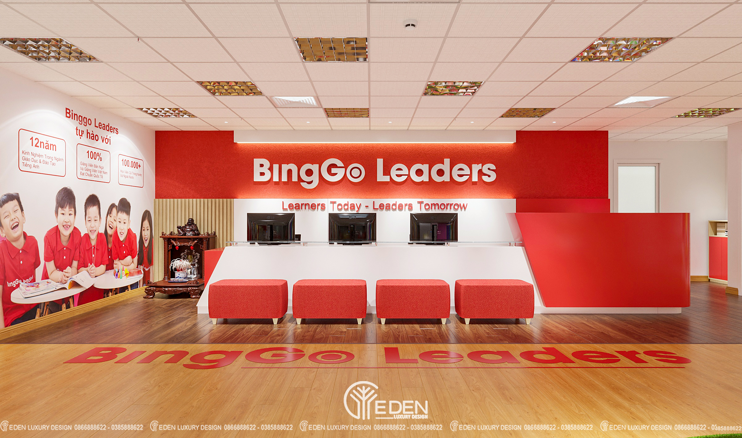 Thiết kế & Thi công Trung tâm Tiếng Anh Binggo Leaders